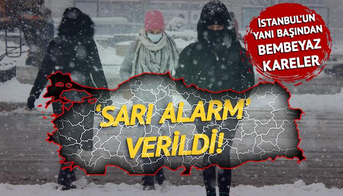 En son haberler |  Yazın gelişiyle kar sürprizi!  İstanbul'un hemen yanı beyazlarla kaplıydı;  Meteoroloji 18 il için sarı alarm verdi