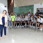Başkan Kınay Orbit, Karabağlarspor kadın futbol takımıyla buluştu: Şampiyonluğu bekliyoruz – SPORT
