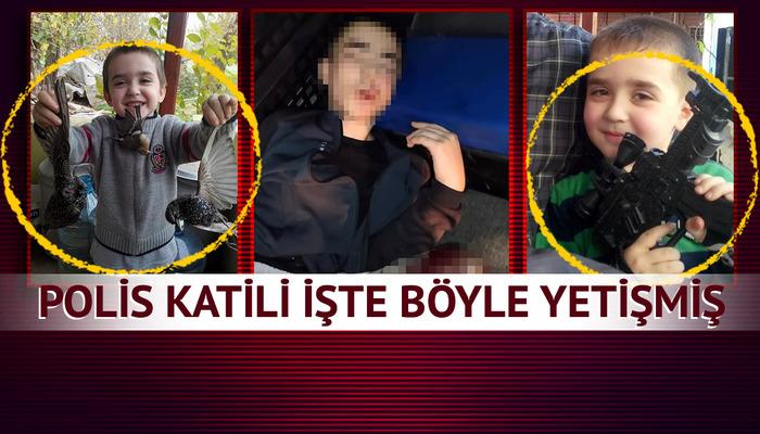 Polis katili böyle eğitildi! Babasının sosyal medyası ağzı açık paylaşıyor: Kuş ağızda öldü, elindeki oyuncak silahları …