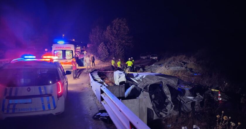 ADIYaman'ın Wneaf ile çatışan arabada 1 kişi öldü