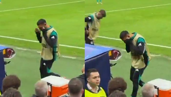 Rams Park'ta Muhammed Salah'ın zor anları! Isınması için bir kenara bıraktığı anda, dayanamadı ve banka gitti –