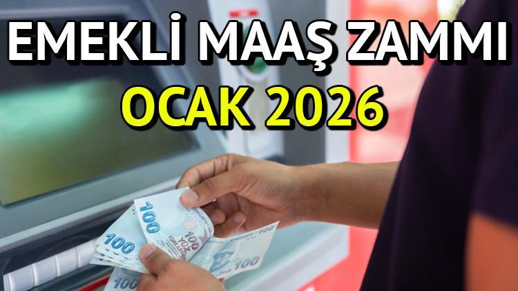 Emekli maaşı artış hesaplama tablosu Ocak 2026 || Emeklilere 3 aylık enflasyon farkına göre ne kadar zam verilecek? Yeni yılda emekli maaşınız ne kadar olacak?