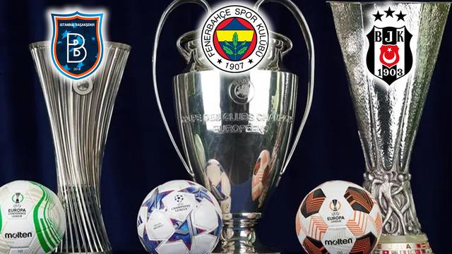 Fenerbahçe, Beşiktaş ve Başakşehir’in gözü kurada! Temsilcilerimizin rakipleri belli oluyor
