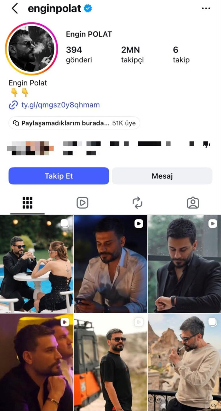 Dilan Polat’ın ardından eşi Engin Polat’ın Instagram hesabına da erişim engeli getirildi